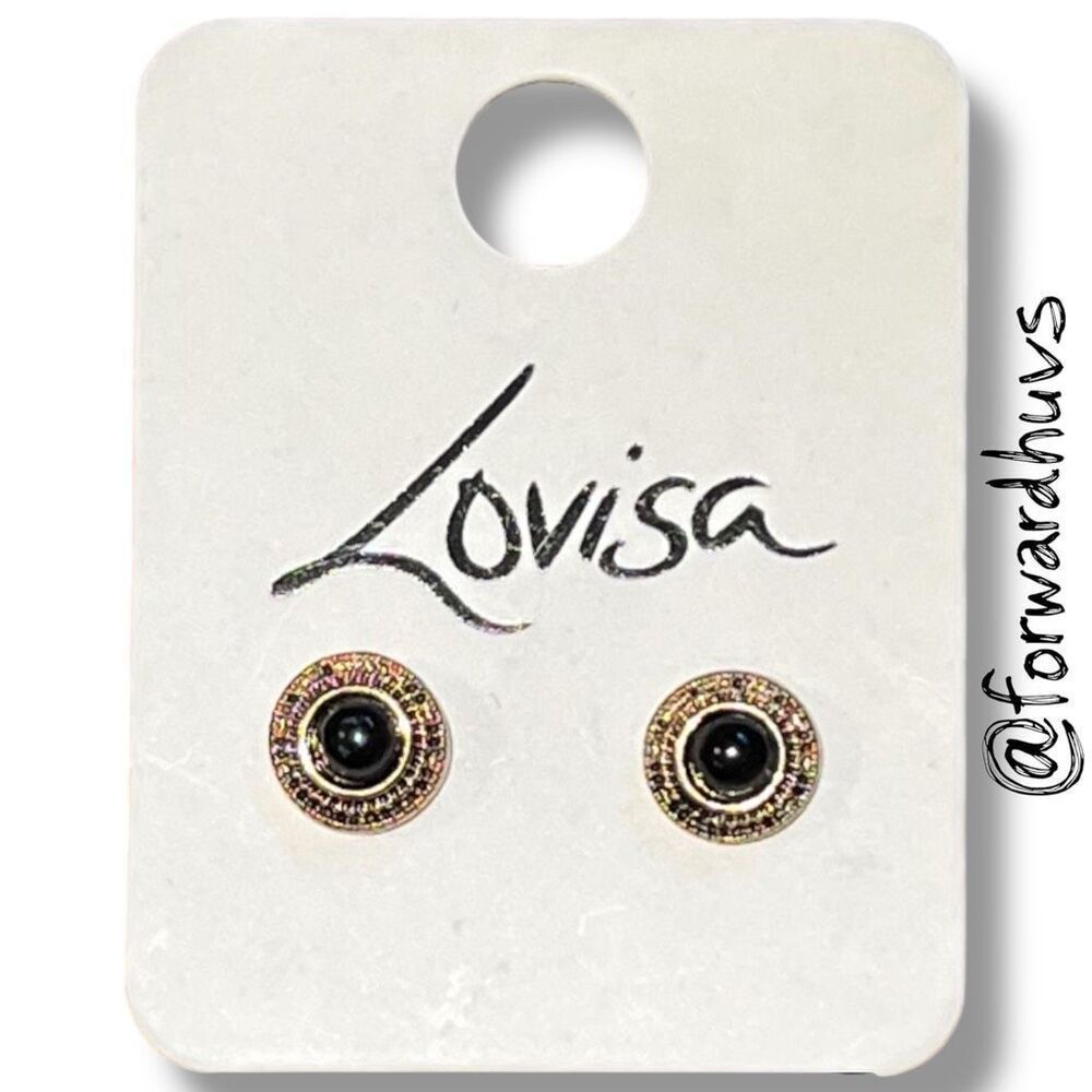 Bundle Sale 3 for $15 | LOVISA Stud Earrings – Black Center Stone